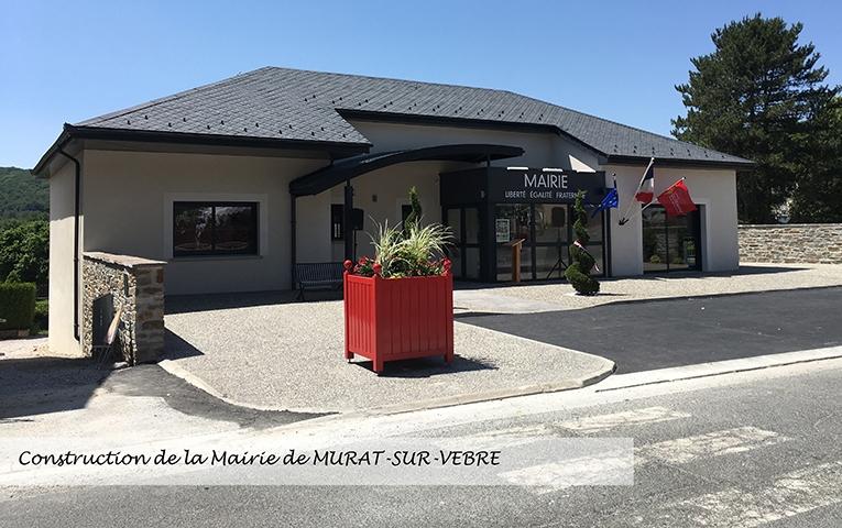 Construction de la Mairie de Murat/Vebre